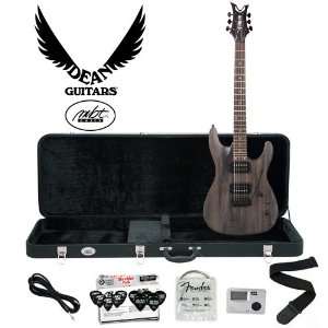  Black Satin (VNXMT TBKS) Electric Guitar Kit   Includes Dean Guitar 