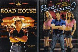 Road House 1 & 2 II DVD Movies Lot Set Swayze Busey Widescreen WS 