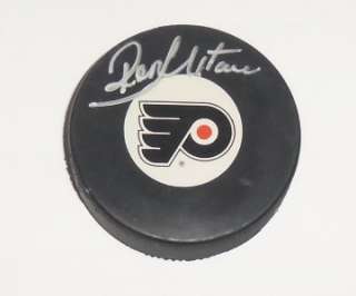 Ron Hextall Signed Philadelphia Flyers Hockey Puck COA auto  