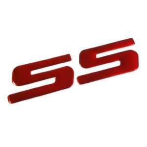  Red SS Badge Emblem Decal for Chevy Caprice Impala Malibu 