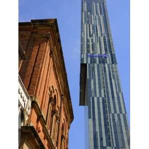 with the Beetham Tower in the Background, Manchester, England, United 