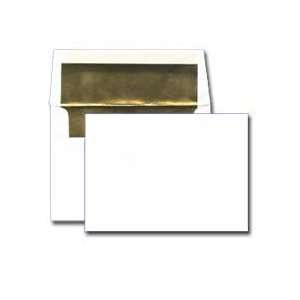 com A7 Invitation Envelope   Announcement   Gold Foil Lined (5 1/4 x 