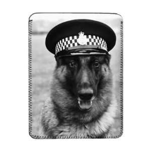  Carl the police dog wearing his handlers   iPad Cover 