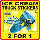 Ice Cream Truck cart Stickers 089 jolly rancher ice pop items in 