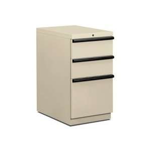   File drawer has high sides for filing front to back. Pedestal offers