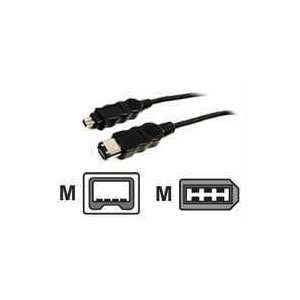  6PIN/4PIN 1394 FIREWIRE CABLE 2M BLK Electronics
