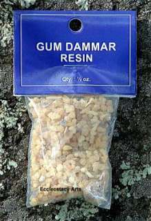 Gum Dammar Incense Resin 1/2 Ounce Bag NEW  