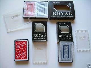 Plastic Single or Double Deck Playing Cards Wholesale  