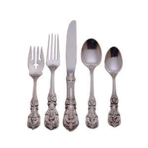 Barton Francis First Sterling Silver 66 Piece Flatware Set with Chest 