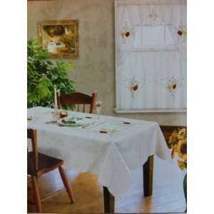 Kitchen Dining Table Cloth Rectangle 54x72 4 Chairs Tablecloth/cover 