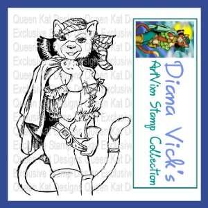  Alley Cat Unmounted Rubber Stamp 