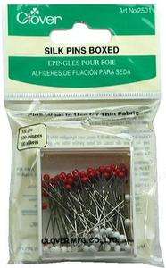 100 Clover Brand Silk Pins Sewing Notions # CLQ2501  