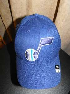 NEW Utah Jazz ADIDAS Flex Fit S/M Navy Blue Hat Cap  