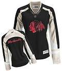 Chicago Blackhawks Womens Champagne Jersey NHL Reebok Officially 