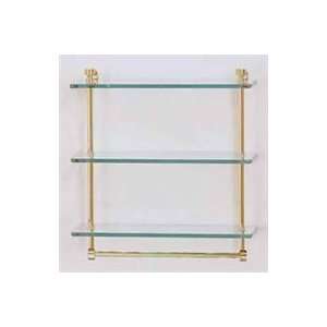   22 Triple Glass Shelf with Towel Bar from the Mambo C
