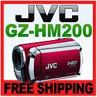 JVC Everio GZ HM200 Red High Definition Camcorder