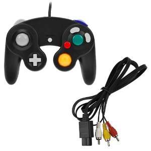   Controller + 6ft AV Video Cable for Nintendo Gamecube Video Games