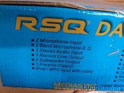 New RSQ DAT 888 600 Watt Karaoke Mixing Amplifier/Tuner/Pre Amp  