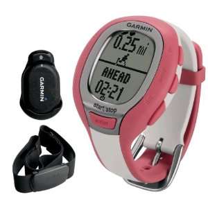 Garmin FR60 Bundle Limited Edition Women Pink with HRM and Footpod
