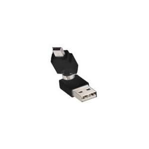   Black 360 Angle USB To Mini Adaptor for Gateway computer Electronics