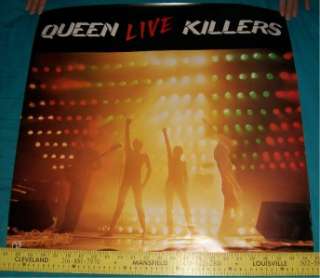 QUEEN KILLERS Mercury/May/Taylor/Deacon PROMOTIONAL POSTER 1979 MINT 