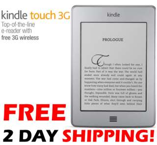  Kindle Touch 3G + WiFi   Free Global 3G   4th Generation   In 
