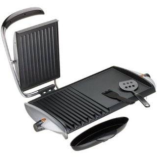     George Foreman GF20G Combo Grill/Griddle, Silver