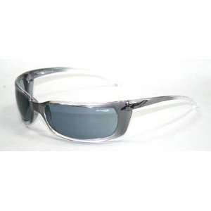  Arnette Sunglasses Slide Transparent Metal Grey with Black 