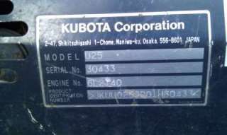 2007 Kubota U25 Excavator  