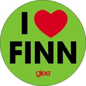  Glee   I Heart (Love) Finn 1.5 Pinback Button