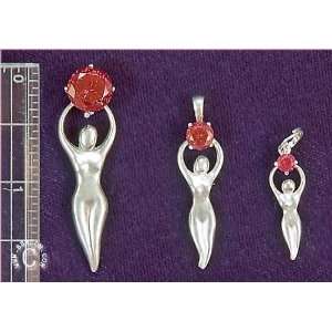  Ruby Goddess Pendant Medium Size 