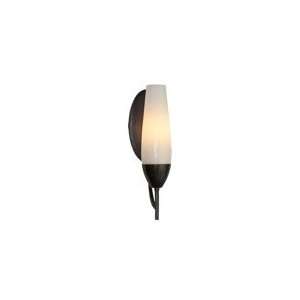 Barbara Barry Bowman Single Sconce in Bronze with White Glass by 