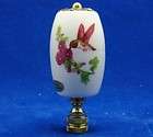 Cute Porcelain Hummingbird Lamp Finial New