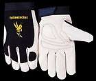 Mechanics Gloves White Leather Large NEW Weldas