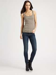 vince scoopback tank $ 48 00 skinny leg jeans $ 210 00 more colors