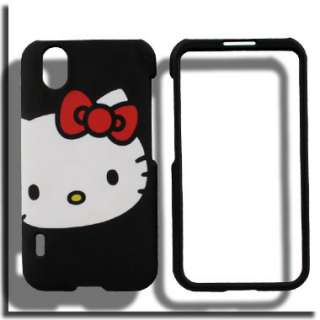 Case for LG Marquee Black LS855 P970 Cover Hello Kitty Skin Faceplate 