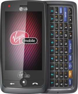 LG Rumor Touch VM510   BLACK (Virgin Mobile) MODERATE condition  