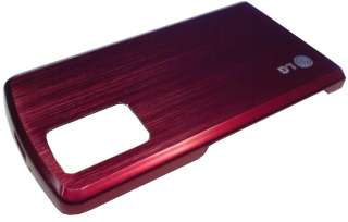 NEW OEM LG SHINE CU720 BATTERY DOOR BACK COVER RED  