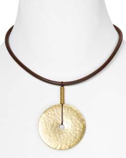 Lauren by Ralph Lauren Grecian Gold Large Disc Pendant Necklace, 16 