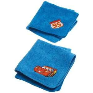  Cars 4 Pack Embroidered Wash cloth Set