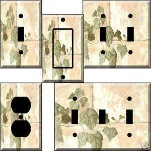 Ivy Blocks Light Switch Plate Cover switchplate  