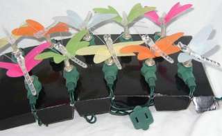 Fiber Optic~10 Dragonfly~Garden Wedding Lights 12 Long  