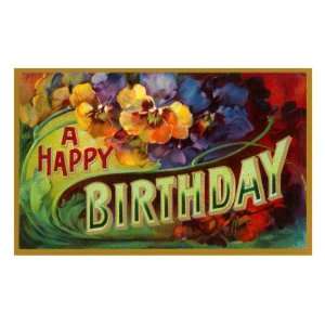  A Happy Birthday, Flowers Holidays & Greetings Premium 