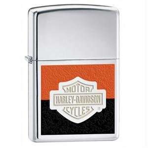 Zippo Harley Davidson Two toned Lighter (Silver, 5 1/2 x 3 