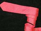 Thin Vintage Retro Neck Tie Red with Spade Style Designes   3  