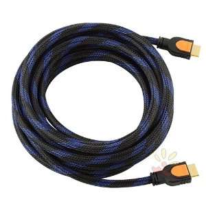  (Orange/Black Plug) High Speed HDMI Cable M/M,20FT 