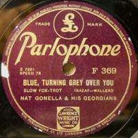 NAT GONELLA Parlophone F 369 I Want To Be Happy 78 RPM  