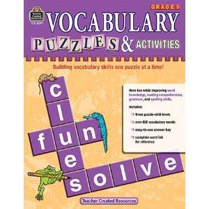   CREATED RESOURCES VOCABULARY PUZZLES & ACTIVITIES GR5 