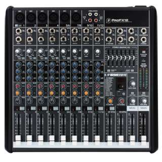 Mackie NEW ProFx12 12 Channel Mixer with Effects and USB Pro 12 PROFX 