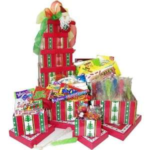 Mega Holiday Nostalgic Candy Gift Tower  Grocery & Gourmet 